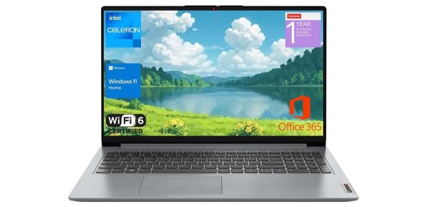 Lenovo IdeaPad 1 Home Laptop, 15.6-inch